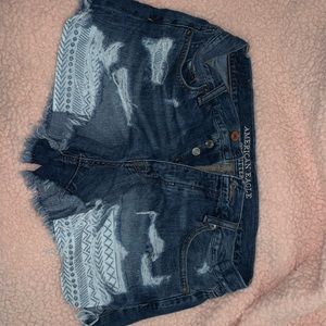 vintage high rise festival shorts